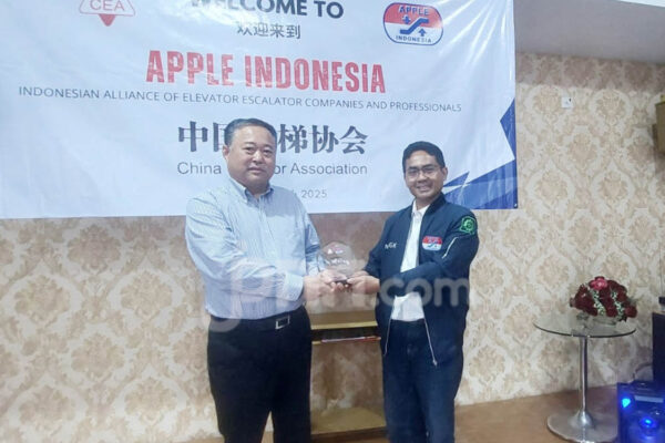 APPLE Indonesia Jajaki Kerja Sama dengan China Elevator Association