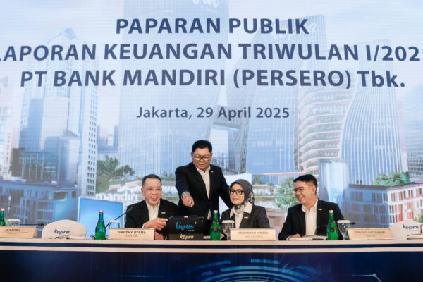 Awal 2025 Bank Mandiri Tumbuh Sehat dan Berkelanjutan