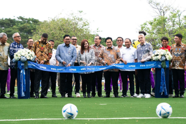 Bank Mandiri, PSSI, dan FIFA Resmikan Lapangan Mini Soccer Ramah Anak di Jakarta