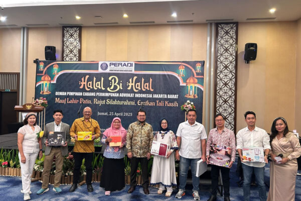 DPC Peradi Jakbar Gelar Halalbihalal Untuk Jaga Silaturahmi Advokat
