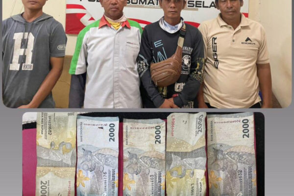 Lakukan Pungli di Parkiran Pasar Tanjung Raja, 4 Orang Ini Diamankan