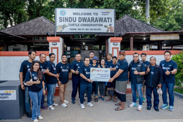 Lewat Cara Ini Bank Mandiri Taspen Dukung Pelestarian Penyu di Sindu Dwarawati