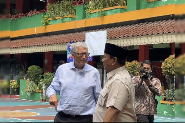 Lihat, Prabowo Ajak Bill Gates Tinjau MBG di SDN Jati 03 Pagi