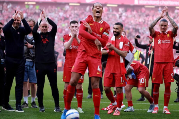 Liverpool Menyamai MU, Punya 20 Gelar Liga Inggris