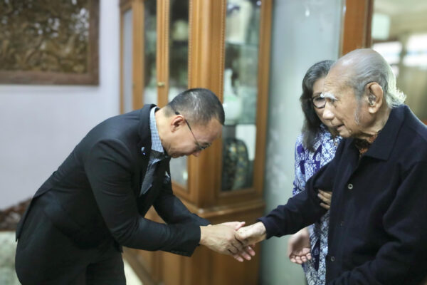 Minta Masukan Soal Ekonomi Karbon, Waka MPR Eddy Soeparno Temui Prof Emil Salim