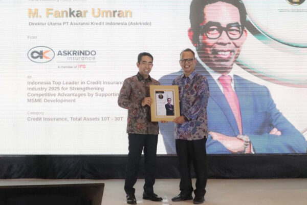 Dirut Askrindo Dinobatkan sebagai Top Leader Asuransi Kredit 2025