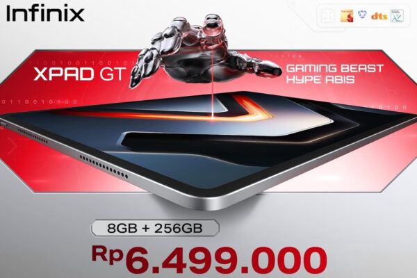 Infinix XPAD GT, Tablet Gaming AI 6 Jutaan dengan Performa Tinggi