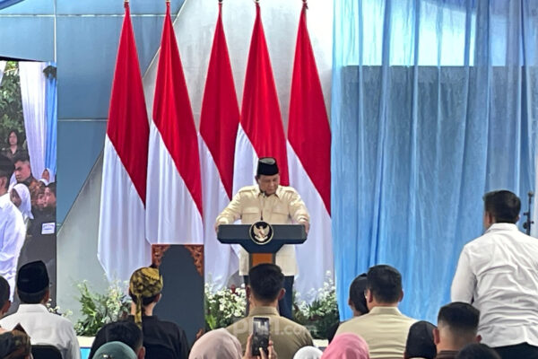 Sentil Pemerintah Daerah, Prabowo Singgung Soal Jumlah Toilet di Sekolah