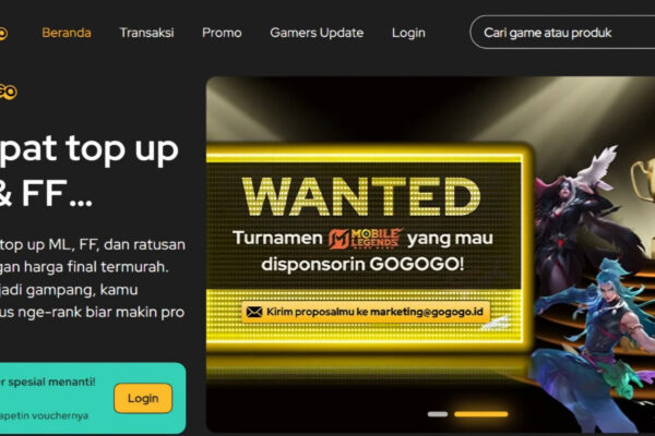 GOGOGO Penyedia Top-Up Cepat & Aman Andalan Gamer
