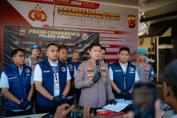 Polres Cimahi Gagalkan Peredaran 37 Paket Sinte, Tangkap 1 Anggota Geng Motor