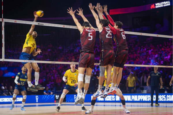 Pukul Italia, Brasil Kukuh di Puncak Klasemen VNL 2025